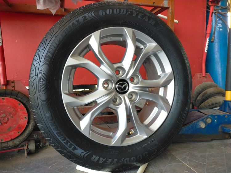 แม็กมาสด้า ขอบ16 พร้อมยางโยโกฮาม่า 205 60 16 ปี23 ใส่ mazda 3 cx 3 รูปที่ 2