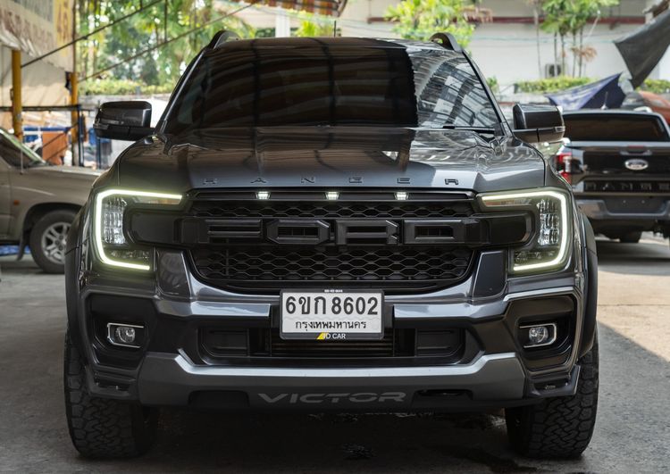 Ford Ranger 2024 2.0 Turbo Hi-Rider XLS Pickup ดีเซล ไม่ติดแก๊ส เกียร์อัตโนมัติ เทา