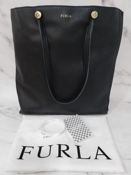 Furla Eden Leather Tote Bag หนังแท้ มุมสวยไม่มีตำหนิหนัก รูปที่ 2