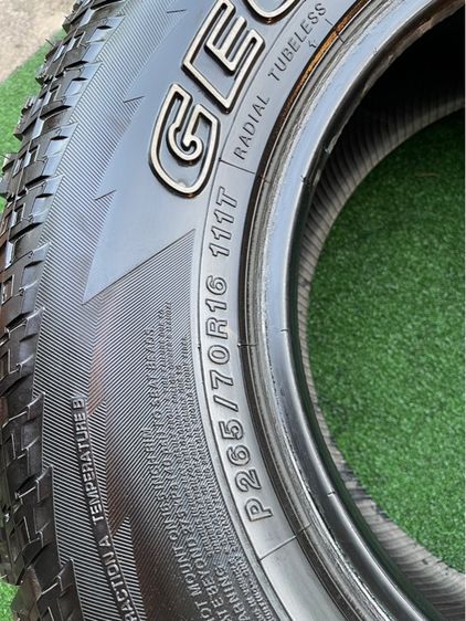 ยาง Yokohama AT แก้มขาว G015  265 70 16 ปี 25 ชุดละ 8500 บาทคะ   ไม่ปะ ไร้ตำหนิ ยางสวย รูปที่ 10