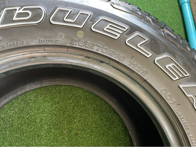 ยาง Bridgestone AT แก้มขาว 265 70 16 ปี 25 ชุดละ 8900 บาทคะ  ยางสวยจัดสภาพ รูปที่ 7