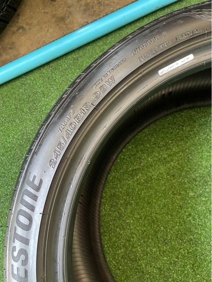 ยาง Bridgestone TuRANzA t005a  คู่หน้า 245 40 18 ปี 25 คู่หลัง 265 35 18 ปี 25 ชุดละ 8900 บาท   ไร้ตำหนิ ไม่ปะ ยางโครตสวยสภาพ รูปที่ 3