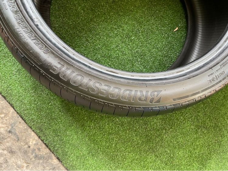 ยาง Bridgestone TuRANzA t005a  คู่หน้า 245 40 18 ปี 25 คู่หลัง 265 35 18 ปี 25 ชุดละ 8900 บาท   ไร้ตำหนิ ไม่ปะ ยางโครตสวยสภาพ รูปที่ 8
