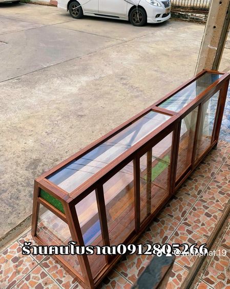 ตู้ข้าวแกง ตู้โชว์ ตู้ไม้สัก ตู้วินเทจ ตู้โบราณ ตู้ รูปที่ 2