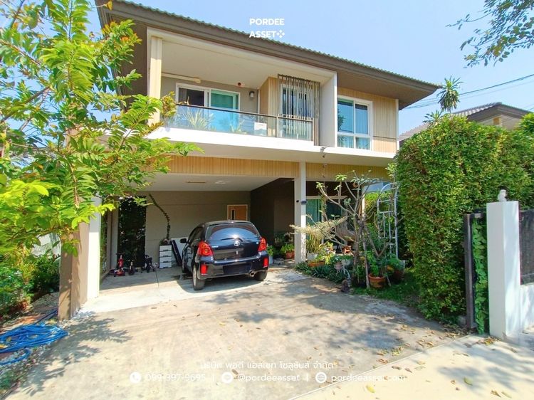 มีบางส่วน บ้านเดี่ยว มัณฑนา เลค วัชรพล เฟส2 (ขนาด 57 ตร.ว.) แบบบ้าน Rosewood สายไหม วัชรพล กรุงเทพฯ รูปที่ 2