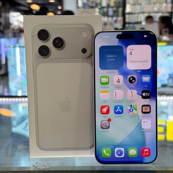 อื่นๆ 256 GB iPhone17 Pro Max 256GB สีขาว เครื่องศูนย์ สภาพสวยมากๆ สุขภาพแบต100 ประกันศูนย์ยาวๆ🔥🔥