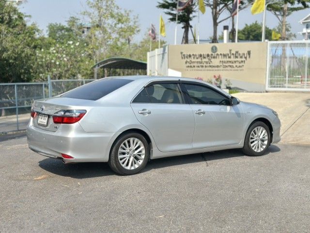 Toyota Camry 2015 2.5 Hybrid Sedan ไฮบริด ไม่ติดแก๊ส เกียร์อัตโนมัติ เทา รูปที่ 4