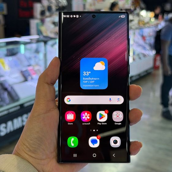 Galaxy S22 Ultra 256 GB Samsung S22 Ultra 5G 256GB สีดำ เครื่องศูนย์ สภาพสวย จอ6.8นิ้ว แรม12รอม256 Snap8 Gen1 กล้อง108ล้าน(4ตัว)❤️❤️