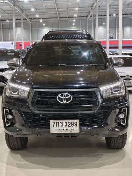 Toyota Hilux Revo 2018 2.4 E Prerunner Pickup ดีเซล เกียร์อัตโนมัติ ดำ รูปที่ 2
