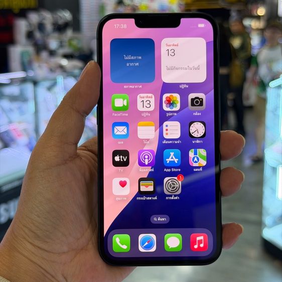 iPhone13 128GB สีดำ เครื่องศูนย์ โมเดลTH สภาพสวยมากๆ ครบยกกล่อง ประกันศูนย์ยาวๆ🔥🔥 รูปที่ 2