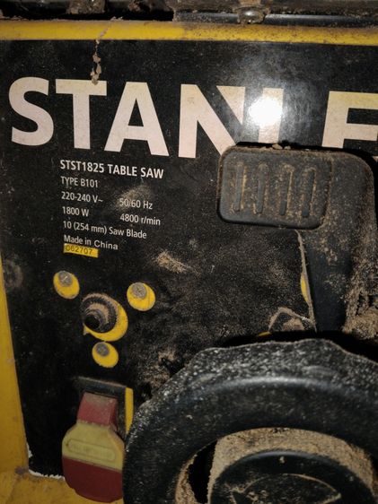 โต๊ะเลื่อย stanley  รุ่น sts1825