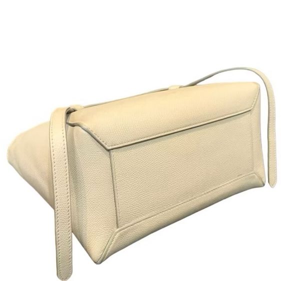 Celine Belt Beige Later Bag ซีลีน กระเป๋าซีลีน กระเป๋าสีครีม กระเป๋าสีเบจ รูปที่ 4