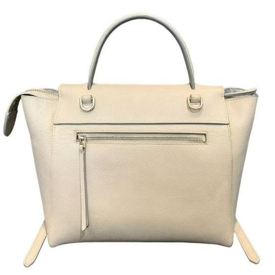 Celine Belt Beige Later Bag ซีลีน กระเป๋าซีลีน กระเป๋าสีครีม กระเป๋าสีเบจ รูปที่ 2