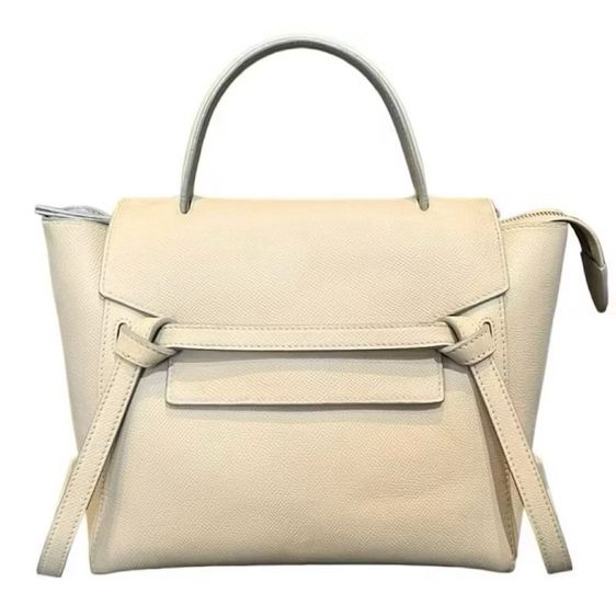 Celine Belt Beige Later Bag ซีลีน กระเป๋าซีลีน กระเป๋าสีครีม กระเป๋าสีเบจ