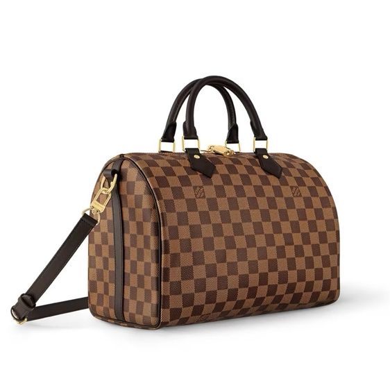 Lv Speedy30 Damier Ebene สปีดี้30 กระเป๋าหลุยส์ หลุยส์วิตตอง รูปที่ 2