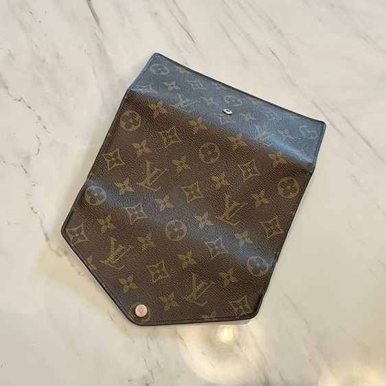 Lv wallet Josephine Monogram Canvas Wallet Pink กระเป๋าสตางค์สีชมพู กระเป๋าตังค์ กระเป๋าสตางค์ใบยาว กระเป๋าหลุยส์ รูปที่ 7