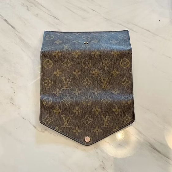 Lv wallet Josephine Monogram Canvas Wallet Pink กระเป๋าสตางค์สีชมพู กระเป๋าตังค์ กระเป๋าสตางค์ใบยาว กระเป๋าหลุยส์ รูปที่ 6