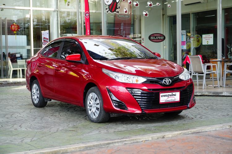Toyota Yaris ATIV 2020 1.2 Entry Sedan เบนซิน ไม่ติดแก๊ส เกียร์อัตโนมัติ แดง รูปที่ 4
