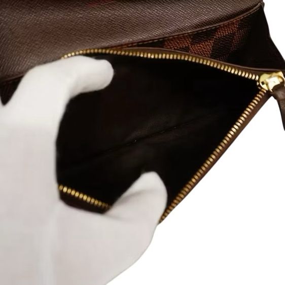 Lv Damier Long Wallet Lv กระเป๋าสตางค์หลุยส์ กระเป๋าLv กระเป๋าตังค์ กระเป๋าหลุยส์ รูปที่ 8
