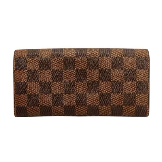 Lv Damier Long Wallet Lv กระเป๋าสตางค์หลุยส์ กระเป๋าLv กระเป๋าตังค์ กระเป๋าหลุยส์ รูปที่ 2