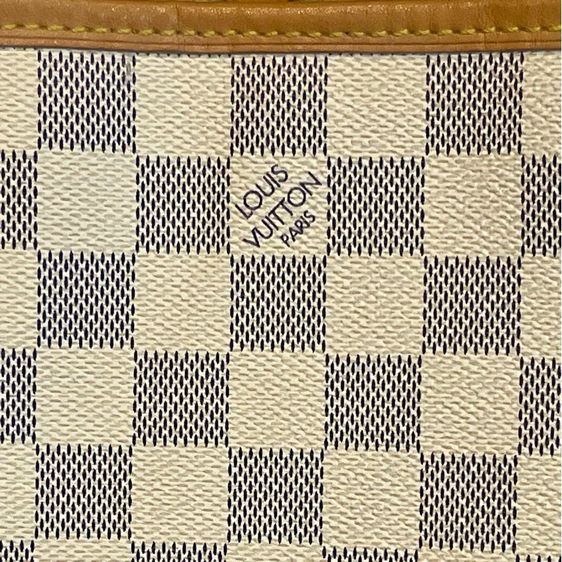 Lv Neverfull PM Damier Azur Canvas Gold-Color Hardware กระเป๋าหลุยส์ ลายตาราง กระเป๋าช็อปปิ้งหลุยส์ รูปที่ 2