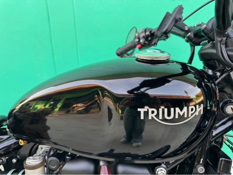Triumph bobber black สีดำ ปี18จด20 วิ่ง 3,000โล  รูปที่ 4