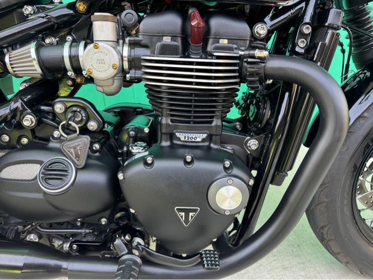 Triumph bobber black สีดำ ปี18จด20 วิ่ง 3,000โล  รูปที่ 6