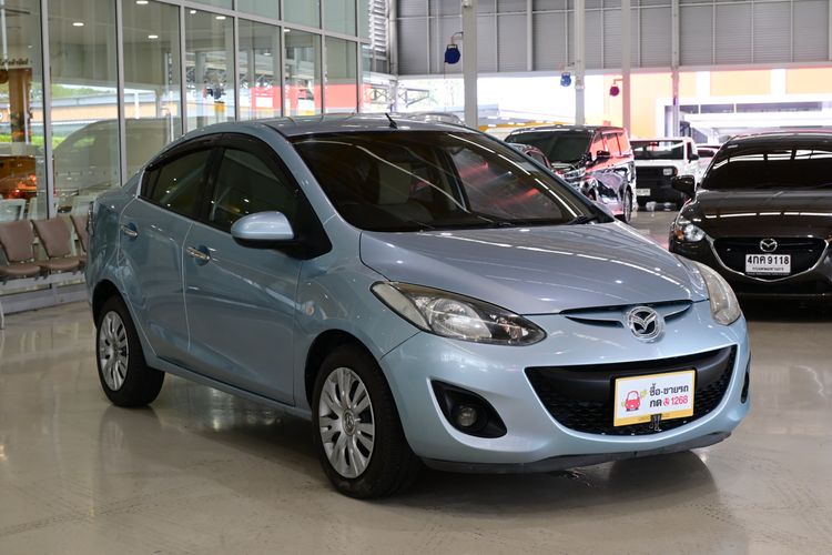 Mazda Mazda 2 2010 1.5 Groove Sedan เบนซิน ไม่ติดแก๊ส เกียร์อัตโนมัติ ฟ้า รูปที่ 2