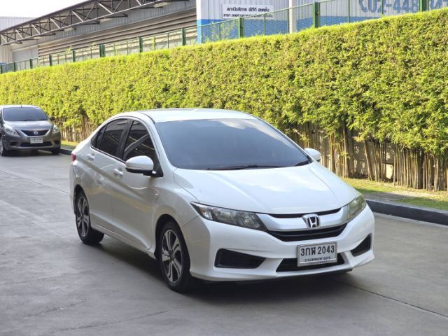 Honda City 2014 1.5 S Sedan เบนซิน ไม่ติดแก๊ส เกียร์อัตโนมัติ ขาว รูปที่ 2