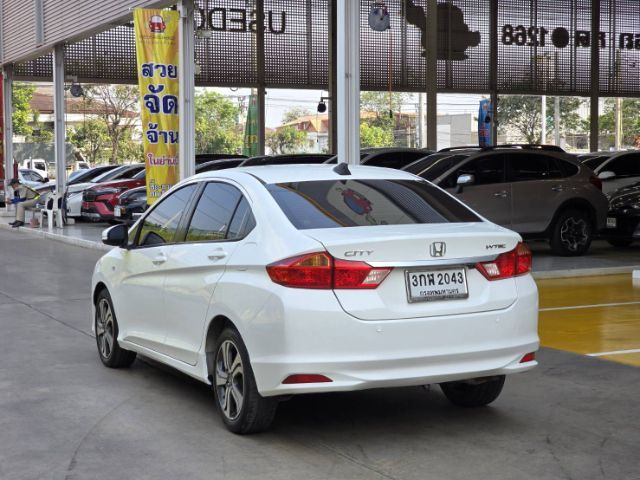 Honda City 2014 1.5 S Sedan เบนซิน ไม่ติดแก๊ส เกียร์อัตโนมัติ ขาว รูปที่ 4