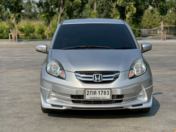 Honda Brio 2013 1.2 Amaze V Sedan เบนซิน เกียร์อัตโนมัติ เทา รูปที่ 2