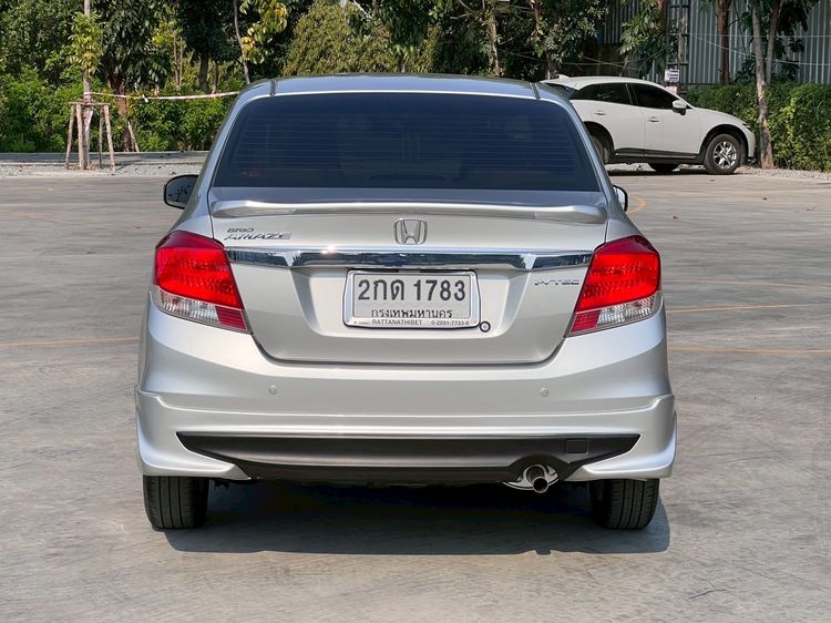 Honda Brio 2013 1.2 Amaze V Sedan เบนซิน เกียร์อัตโนมัติ เทา รูปที่ 4