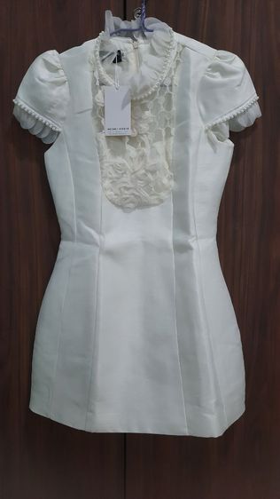 มินิเดรสลูกไม้ ขาวครีม แบรนด์เวียดนาม รูปที่ 2