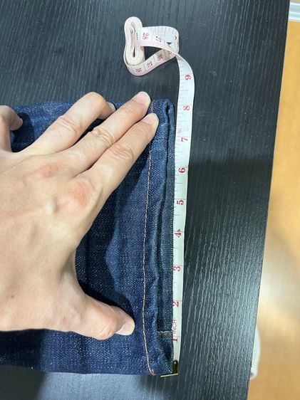 กางเกงยีนส์ route blue 19 oz รูปที่ 4