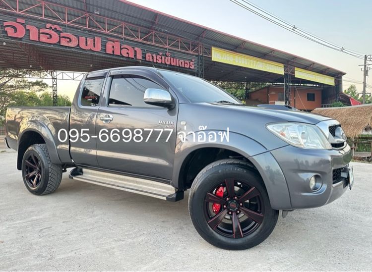 Toyota Hilux Vigo 2011 2.5 E Prerunner VN Turbo Pickup ดีเซล ไม่ติดแก๊ส เกียร์ธรรมดา เทา รูปที่ 2