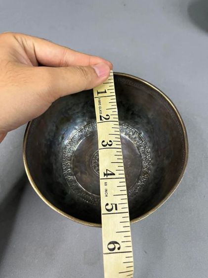 ขันเงิน กว้าง 5 นิ้ว สมบูรณ์ รูปที่ 5