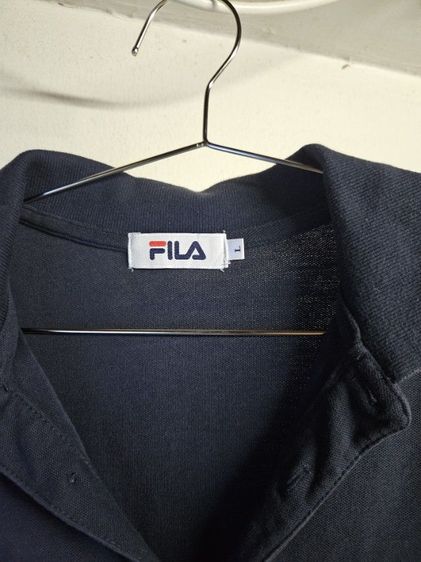 เสื้อคอปก แบรนด์ Fila สีกรม อก43-44 รูปที่ 2