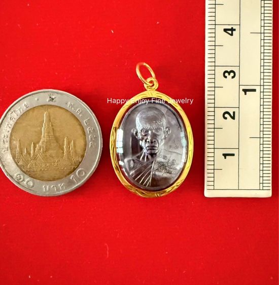 หลวงพ่อรวย รุ่นชนะจน65 เลี่ยมกรอบทอง90 รูปที่ 4