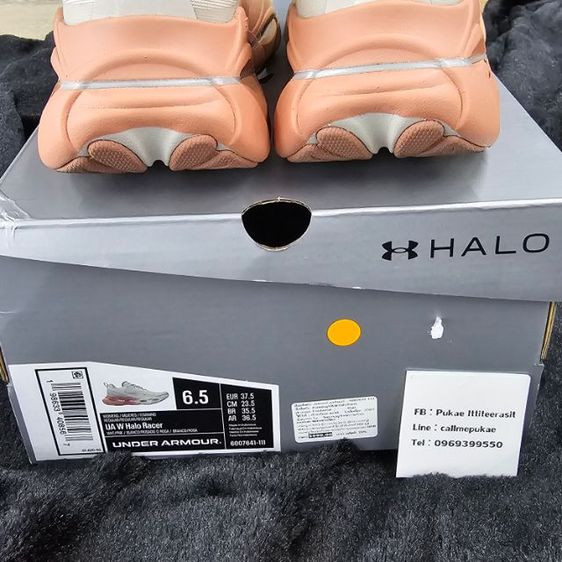 Under Armour Halo รุ่นใหม่รองเท้าวิ่ง ใหม่กริบ สีสวยๆ
▪︎37.5 EUR ▪︎6.5 US ▪︎23.5 CM รูปที่ 2