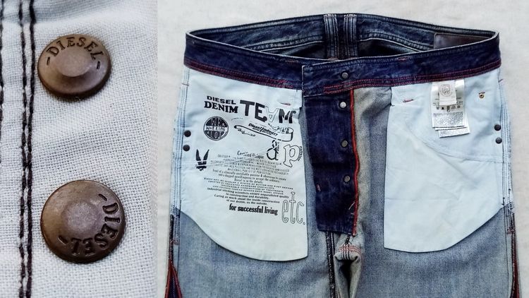 ยีนส์ DIESEL แท้ สีเข้ม รูปที่ 13