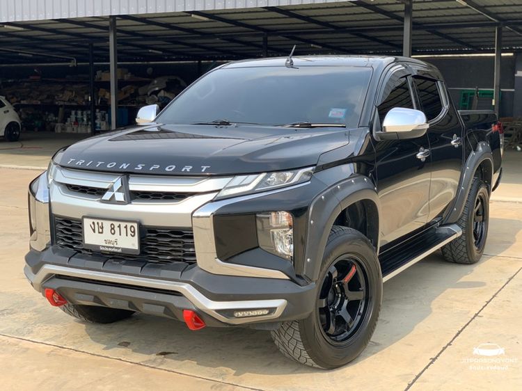 Mitsubishi Triton 2020 Pickup ดีเซล เกียร์อัตโนมัติ ดำ รูปที่ 4