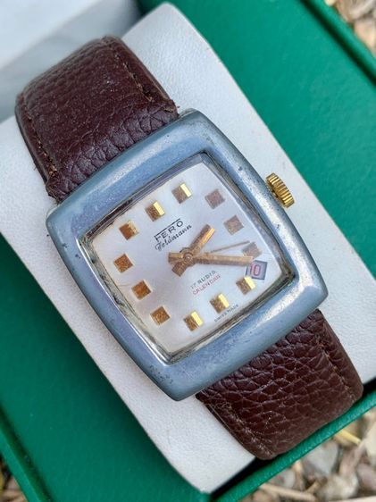นาฬิกามือสอง Fero Swiss แท้ สภาพสวย ระบบไขลาน รูปที่ 3