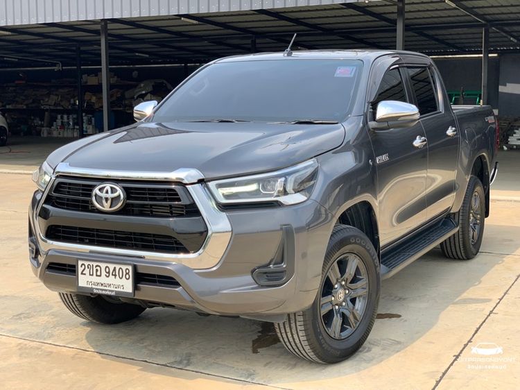 Toyota Hilux Revo 2022 Double Cab 2.4 Entry Prerunner Pickup ดีเซล เกียร์อัตโนมัติ เทา รูปที่ 4