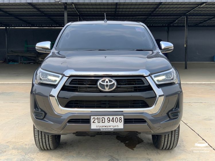 Toyota Hilux Revo 2022 Double Cab 2.4 Entry Prerunner Pickup ดีเซล เกียร์อัตโนมัติ เทา รูปที่ 3