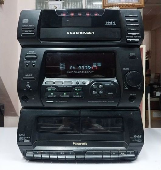 มินิคอมโป Panasonic ของญี่ปุ่น ไฟ 220 ใช้เป็นภาคขยายต่อโทรศัพท์และฟังวิทยุ สภาพสวยเดิมๆ ชุดละ 1590 สุโขทัย รูปที่ 2