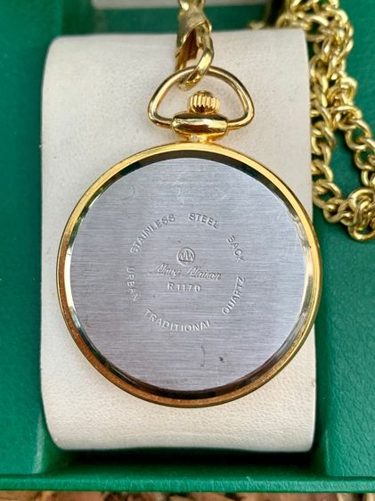 นาฬิกาพก 3 เรือน Japan 🇯🇵 แท้ พร้อมใช้งาน ระบบถ่าน พร้อมสายพกทุกเรือน รูปที่ 8