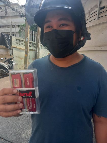 🙏ปิดการขาย🙏 RAM DDR4 Kingston HyperX Fury 16GB (8GBx2) Bus 2666 สีแดงสวยสด ประกันศูนย์ Synnex ตลอดอายุการใช้ รูปที่ 2