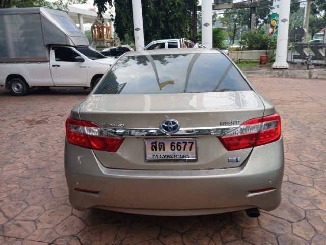 Toyota Camry 2012 2.5 HV Sedan เบนซิน ไม่ติดแก๊ส เกียร์อัตโนมัติ บรอนซ์ทอง รูปที่ 4