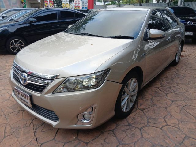 Toyota Camry 2012 2.5 HV Sedan เบนซิน ไม่ติดแก๊ส เกียร์อัตโนมัติ บรอนซ์ทอง รูปที่ 3