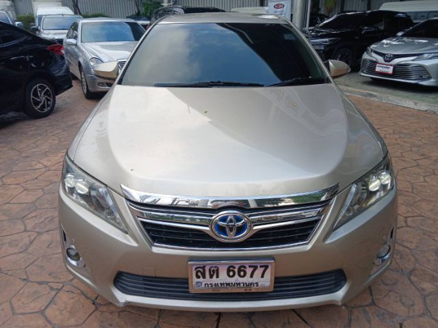 Toyota Camry 2012 2.5 HV Sedan เบนซิน ไม่ติดแก๊ส เกียร์อัตโนมัติ บรอนซ์ทอง รูปที่ 2